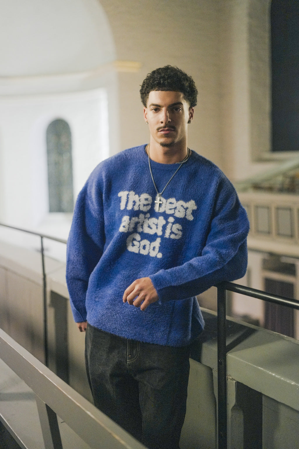 'GOD IS THE BEST ARTIST' KNIT